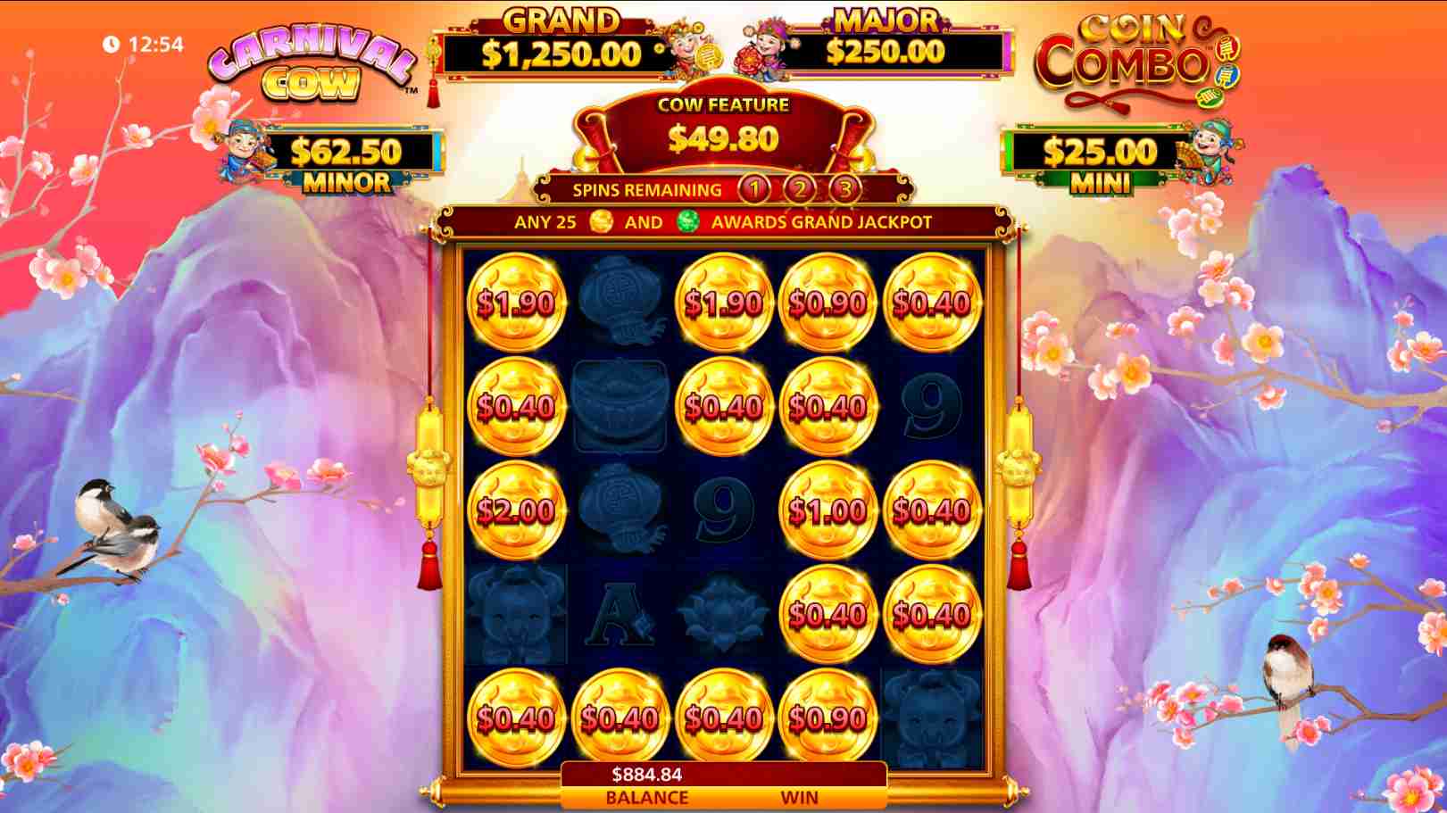 Carnival Cow Coin Combo - Cow Feature