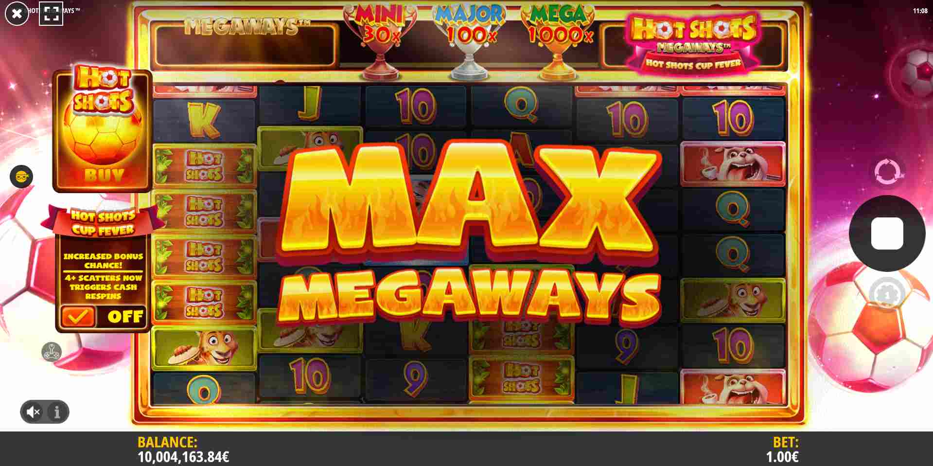 Hot Shots Megaways - Max Megaways