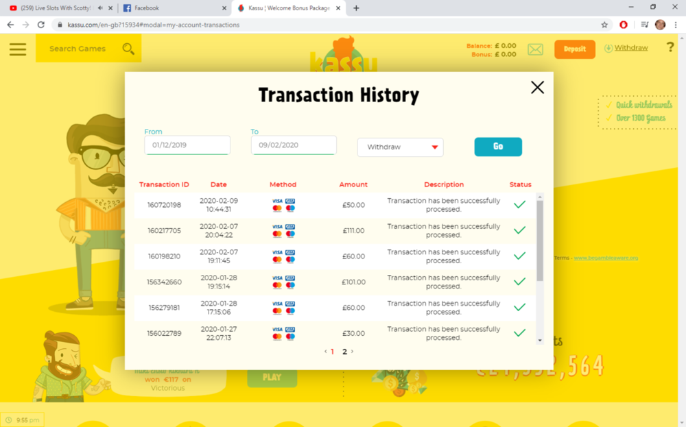 Kassu ¦ Welcome Bonus Package 100% up to £300 - Google Chrome 09_02_2020 21_55_15.png