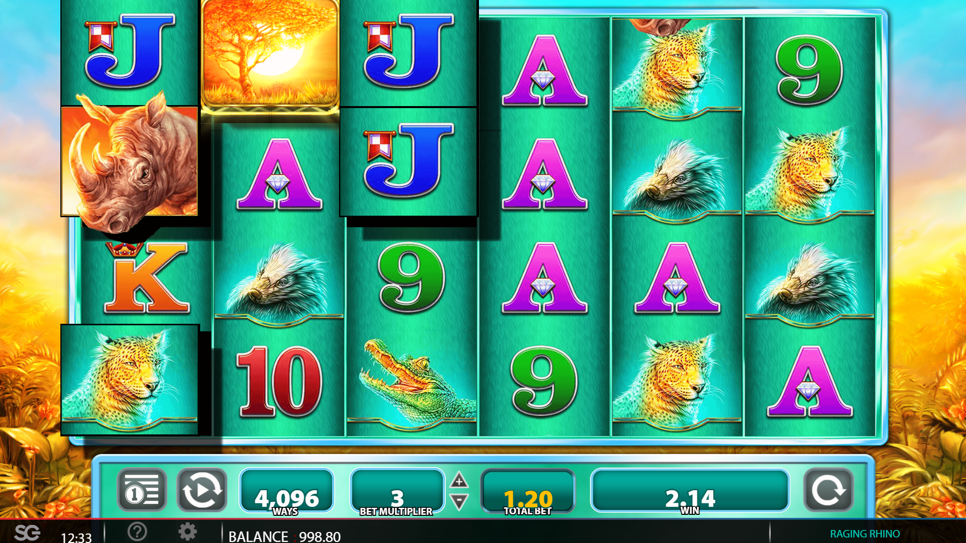 Raging Rhino Big Win