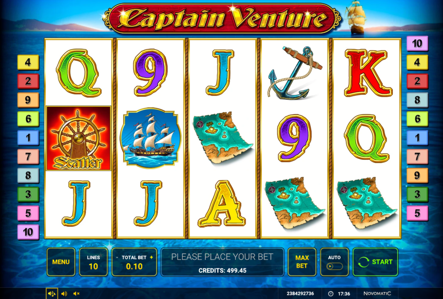Captain Venture Base Game