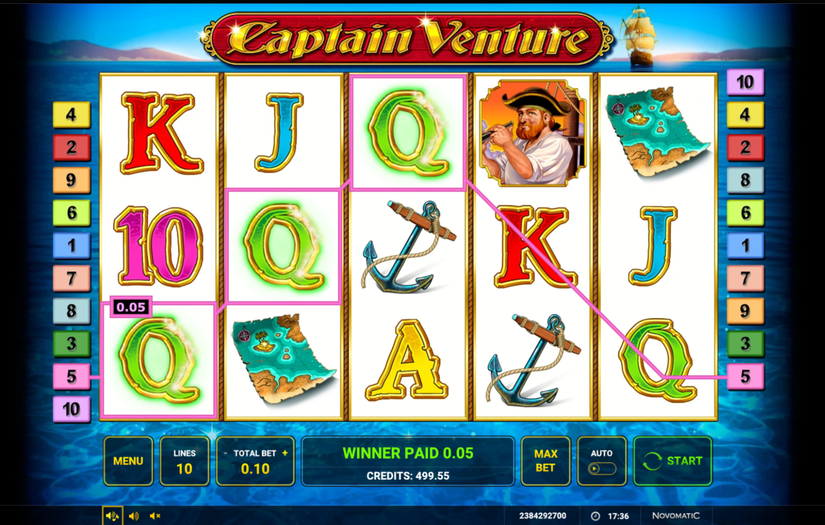 Captain Venture Base Game