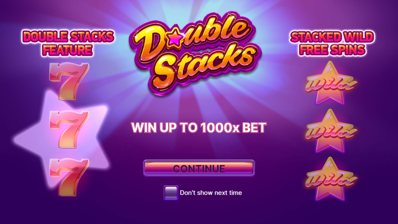 Double Stacks Welcome Page