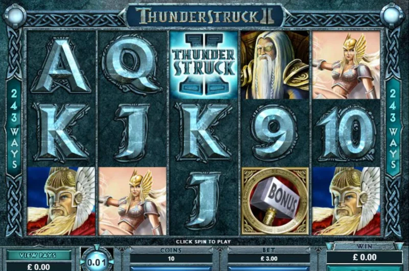Thunderstruck II Base Game