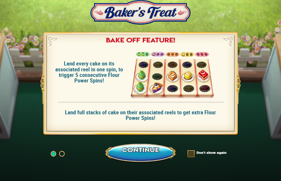 Baker's Treat Welcome Page