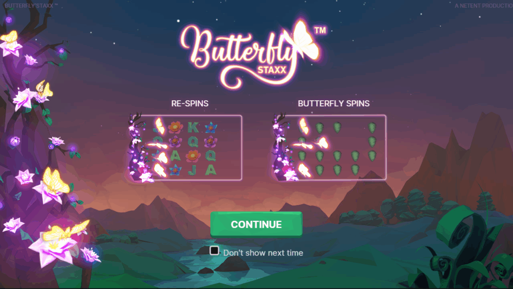 Butterfly Staxx Welcome Page