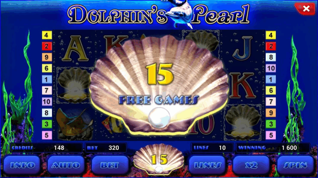 Dolphin's Pearl Free Game Feature