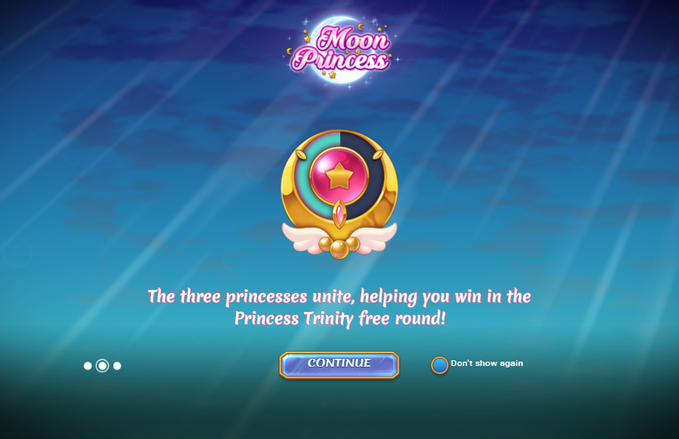 Moon Princess Welcome Page