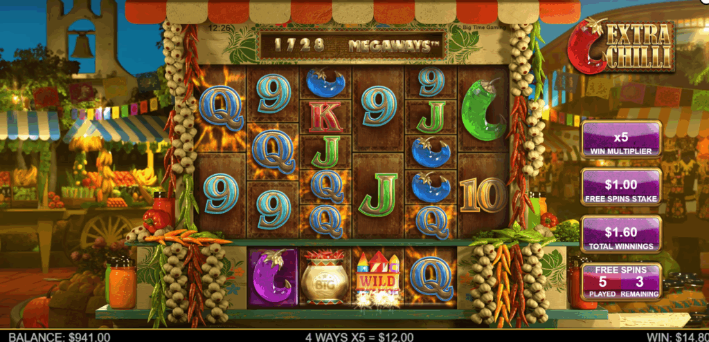 Extra Chilli Free Spins