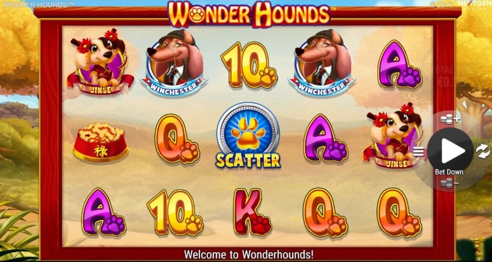 Wonder Hounds Slot Gameplay