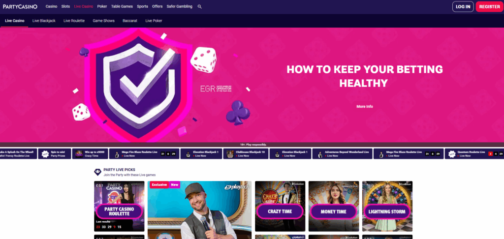 Party Casino Live Casino