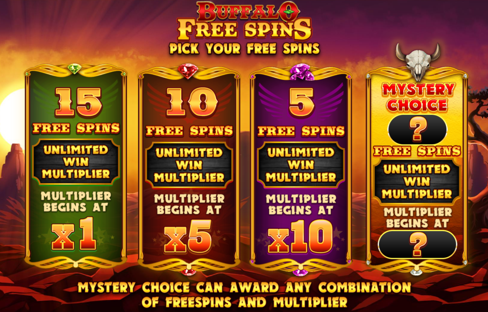 Buffalo Rising Megaways Free Spins