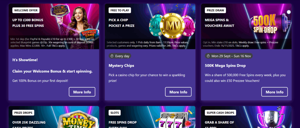 Magical Vegas Promotions