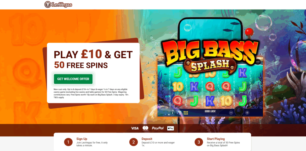 leo vegas uk welcome offer