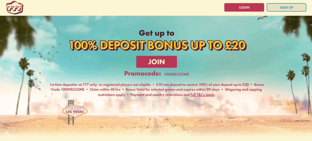 777 Casino Bonus/Homepage