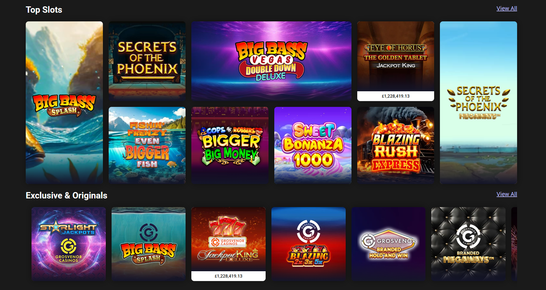 grosvenor slots