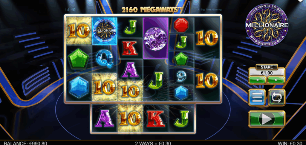 2 or More Matching Symbols Create Winning Combinations on Reels 1-6