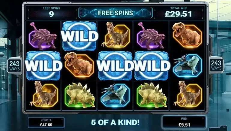 Jurassic World Slot Free Spins