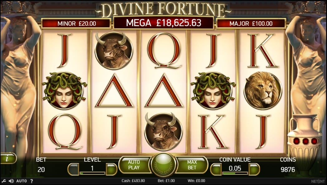 Divine Fortune Slot Game Play