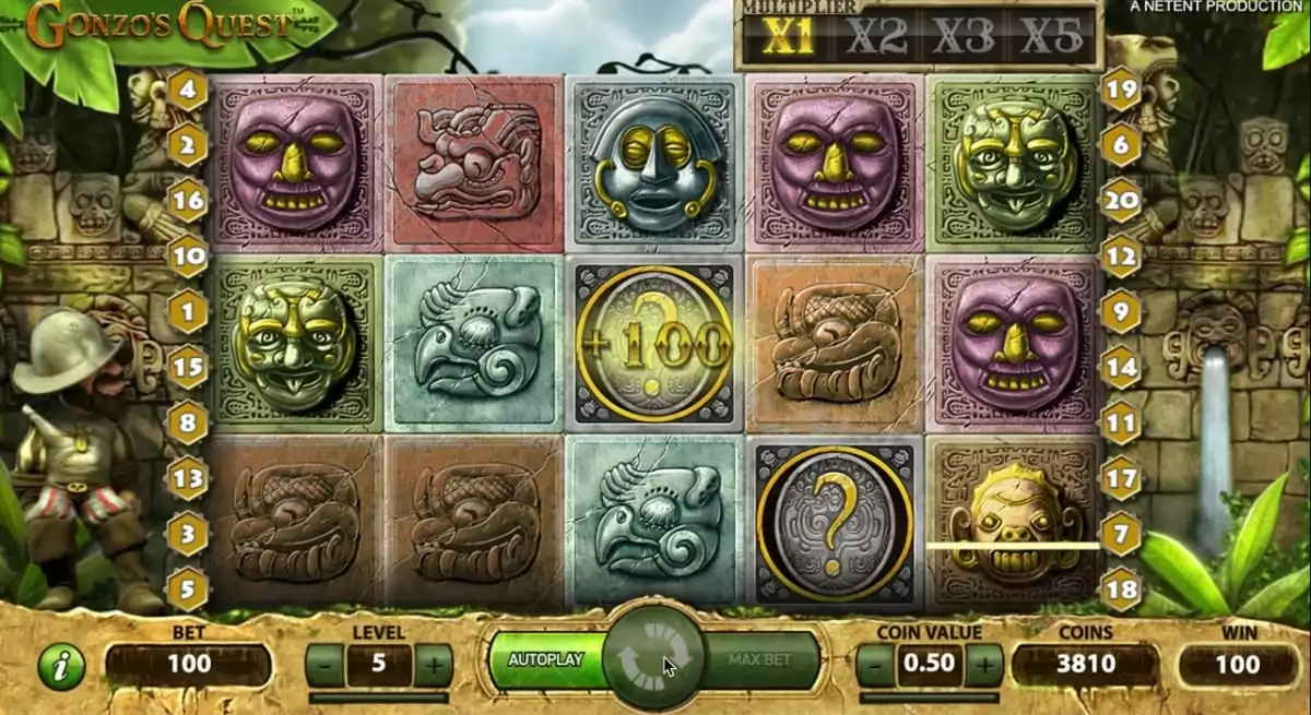 Gonzos Quest Slot Gameplay