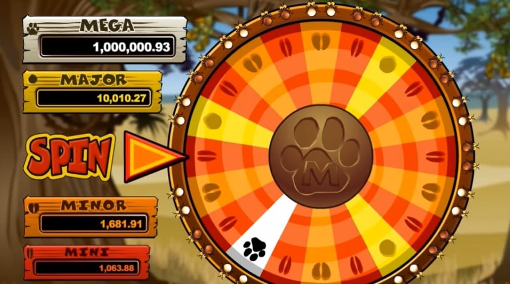 Mega Moolah Slot Jackpot Wheel