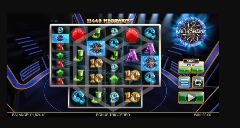 Who Wants To Be A Millionaire Slot game play