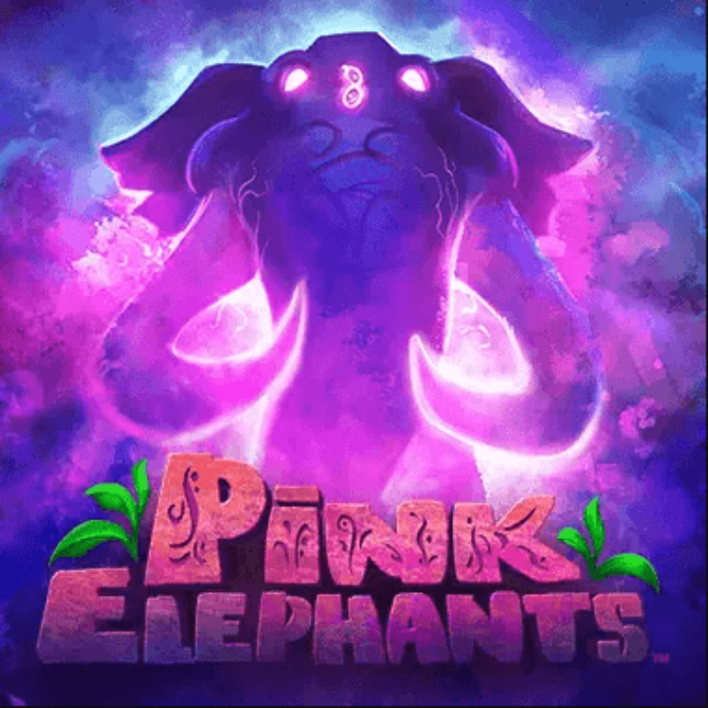 Pinks Elephants Slot Logo