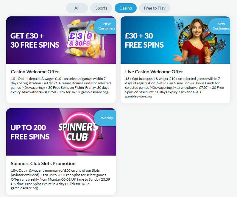 betvictor ongoing promotions
