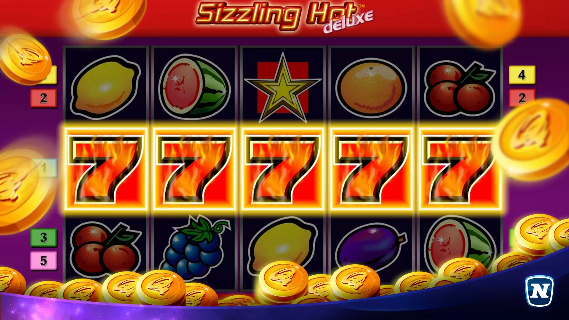Sizzling Hot Deluxe Slot Big Win