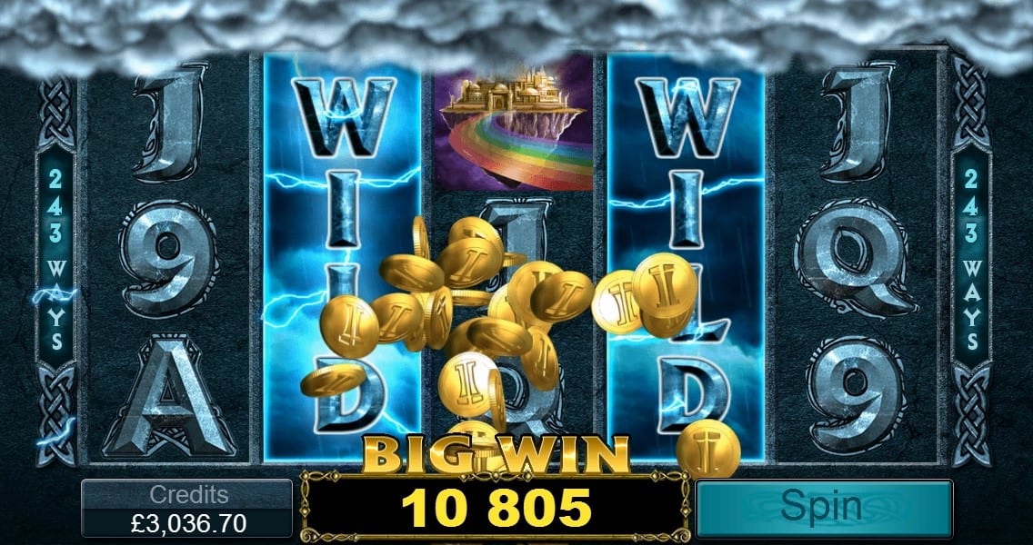 Thunderstruck 2 Slot Big Win
