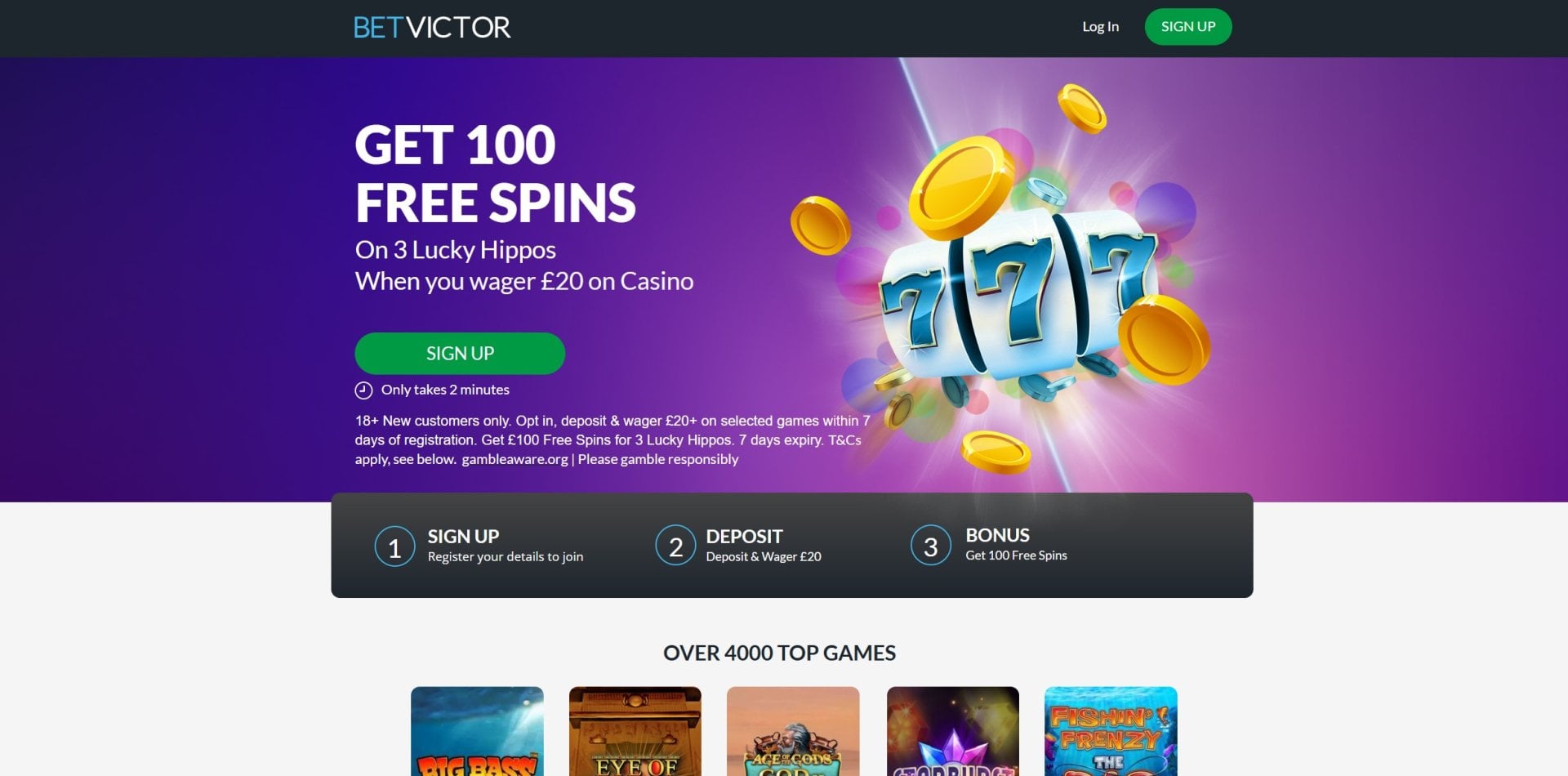 BetVictor Welcome Bonus