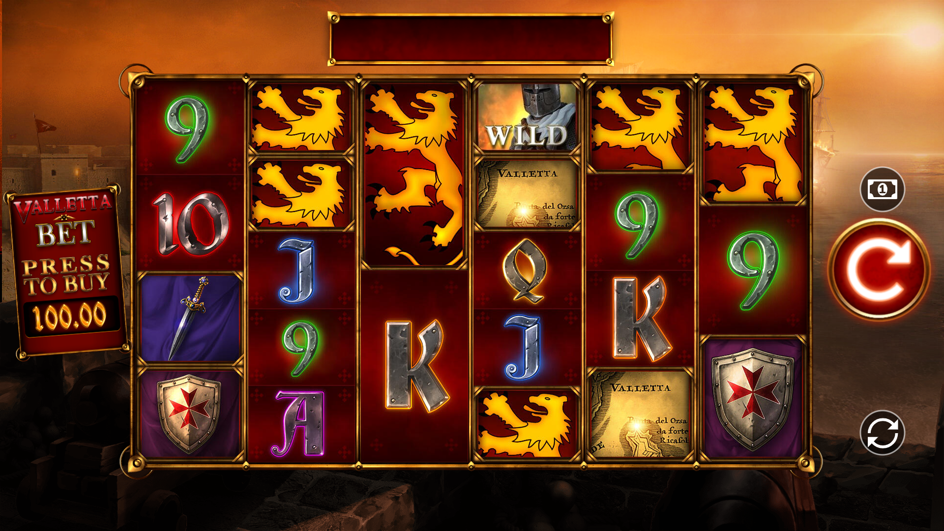 Valletta Megaways Base Game
