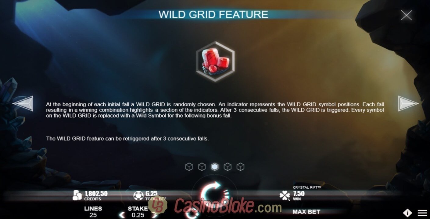 Crystal Rifts Features