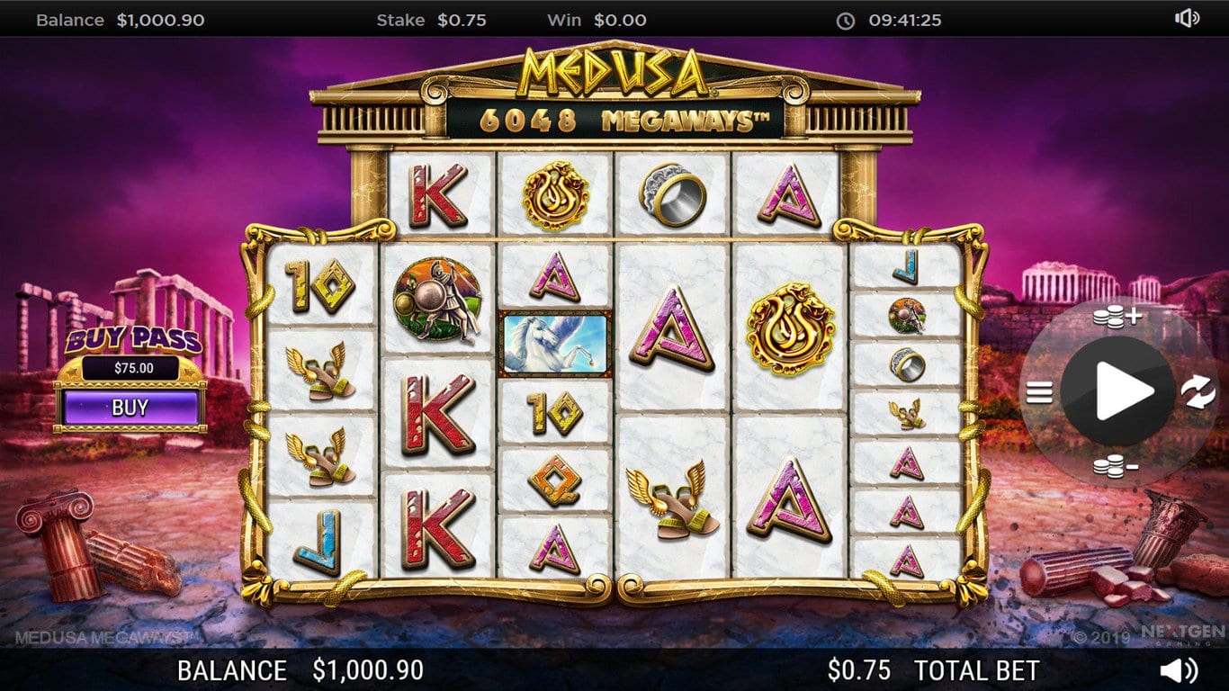Medusa Megaways Slot Gameplay