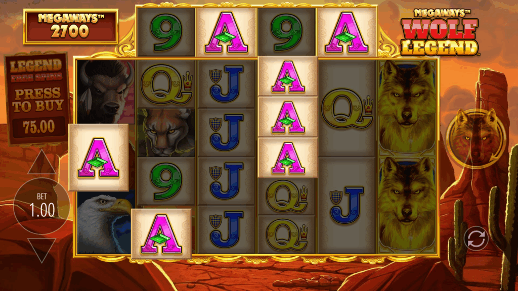 Wolf Legend Megaways Big Win