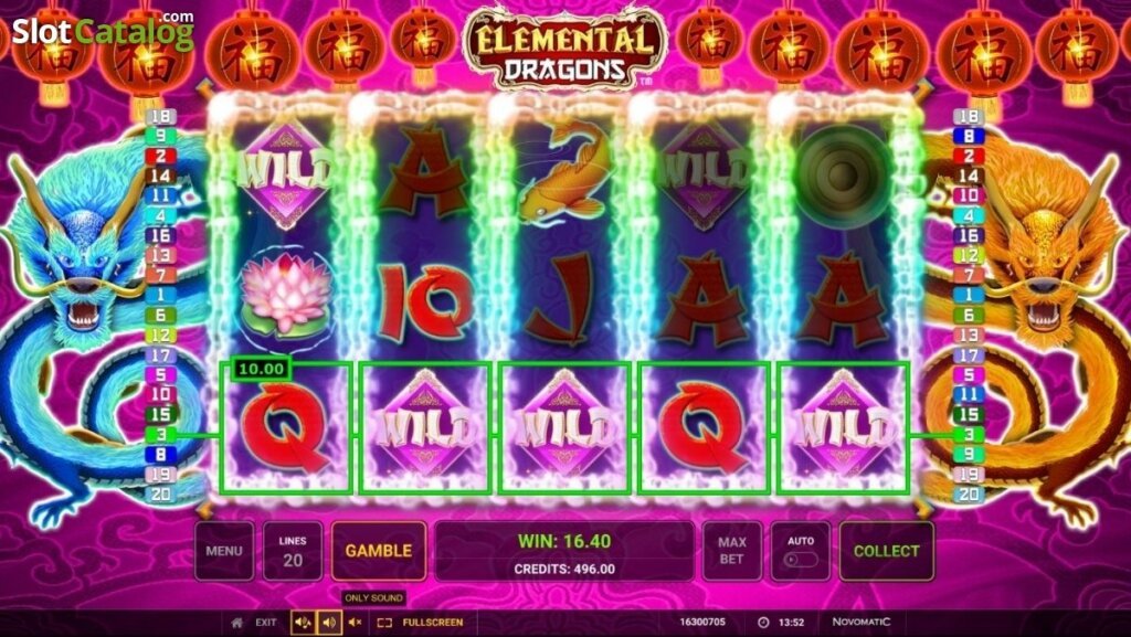 Elemental Dragons Big Win