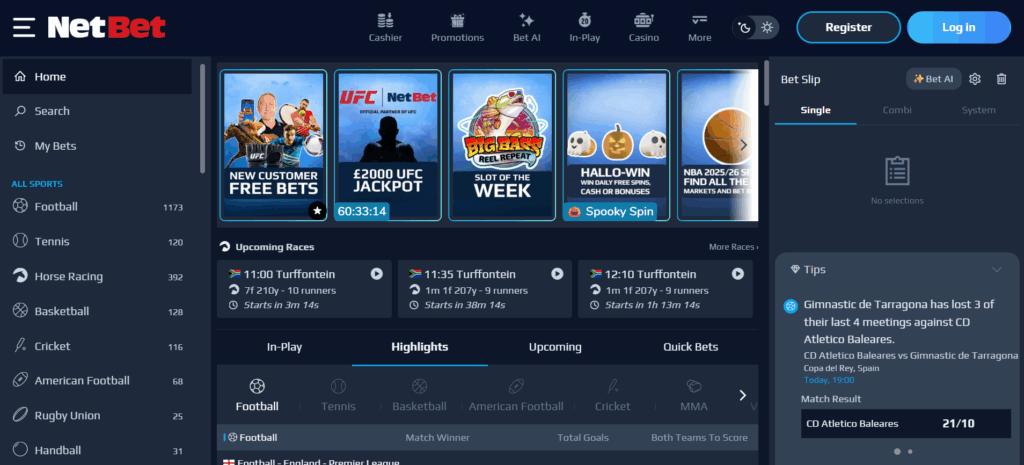 NetBet Updated Sportsbook