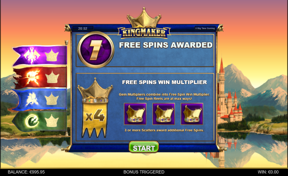 Kingmaker Welcome Page