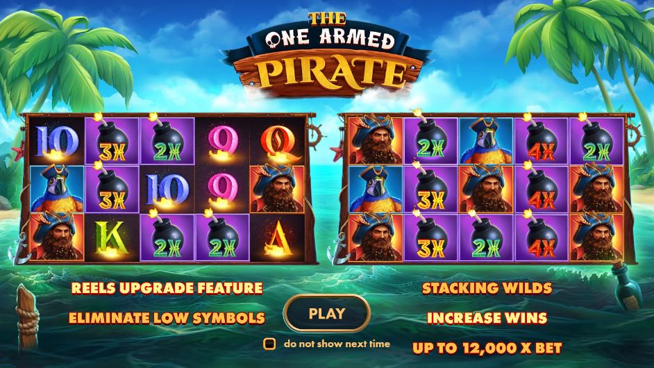 The One Armed Bandit Welcome Page