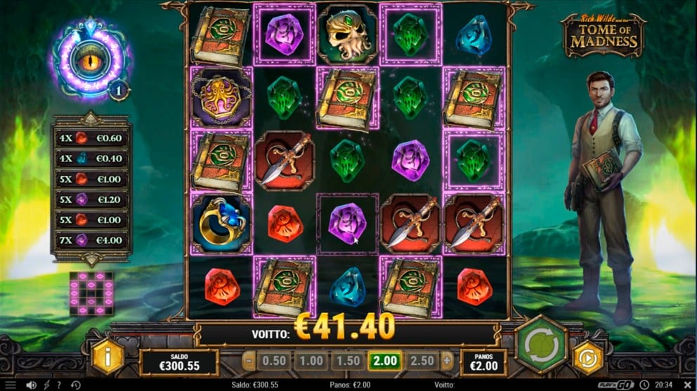 Rich Wilde and the Tome of Madness slot review