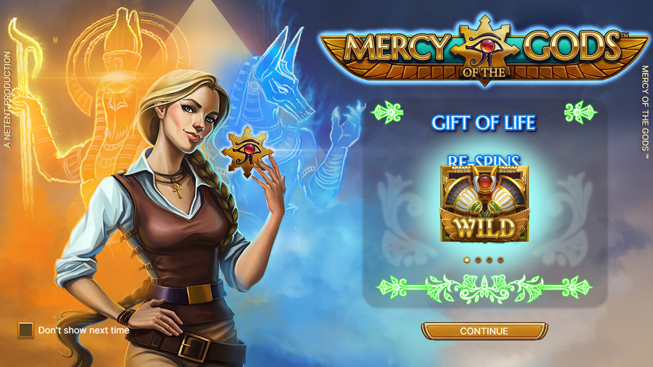Mercy of the Gods Welcome Page