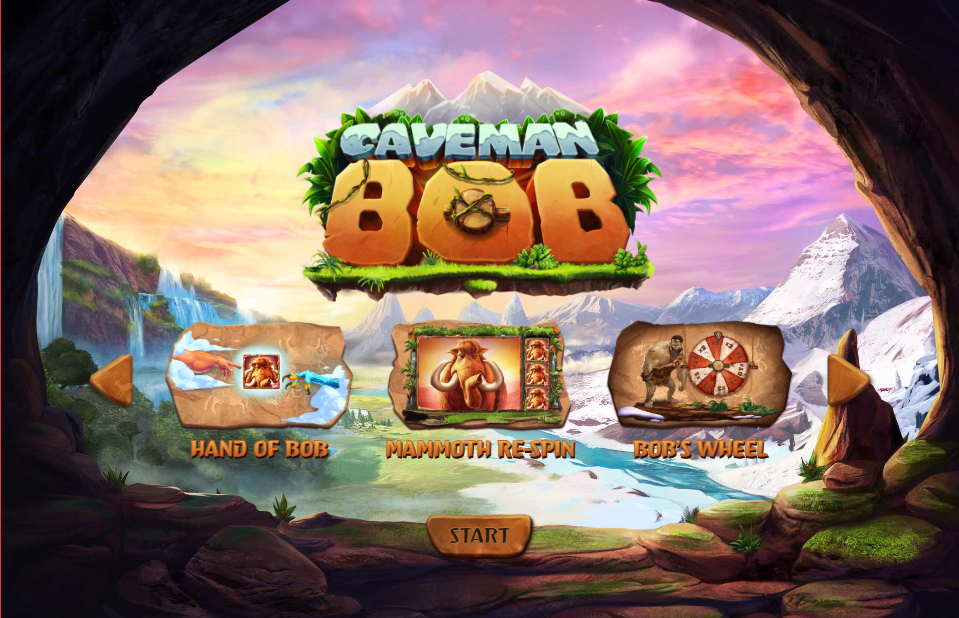 Caveman Bob Welcome Page