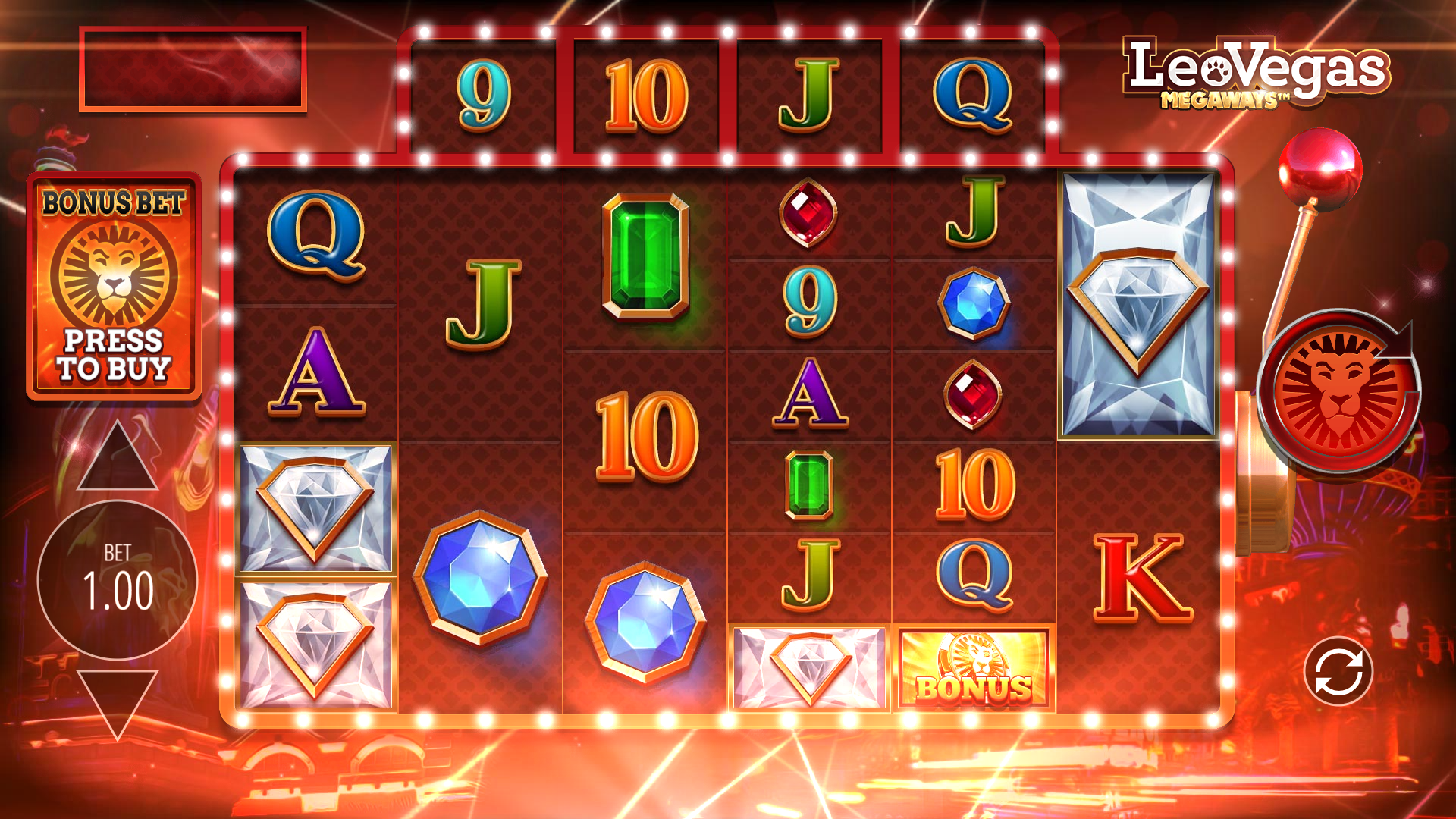 LeoVegas Megaways Base Game