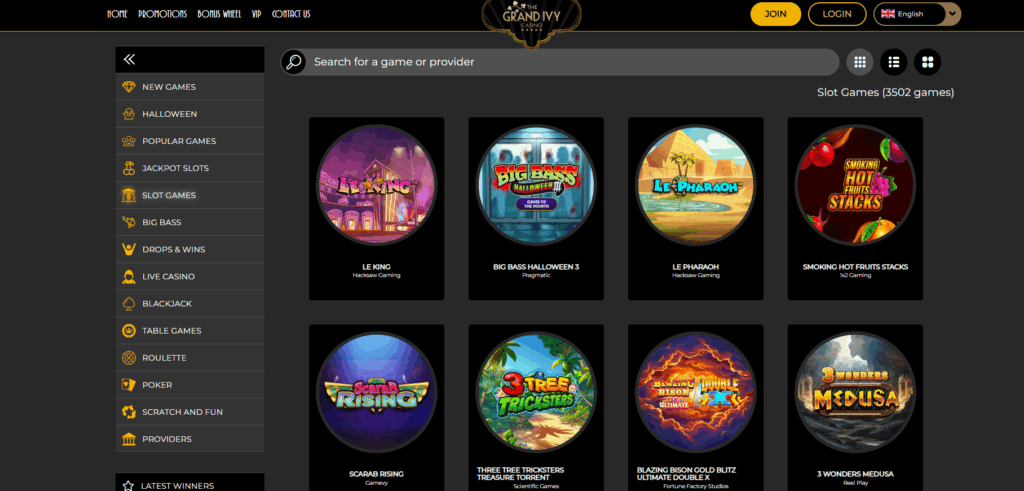 The Grand Ivy Casino Slot Games updated
