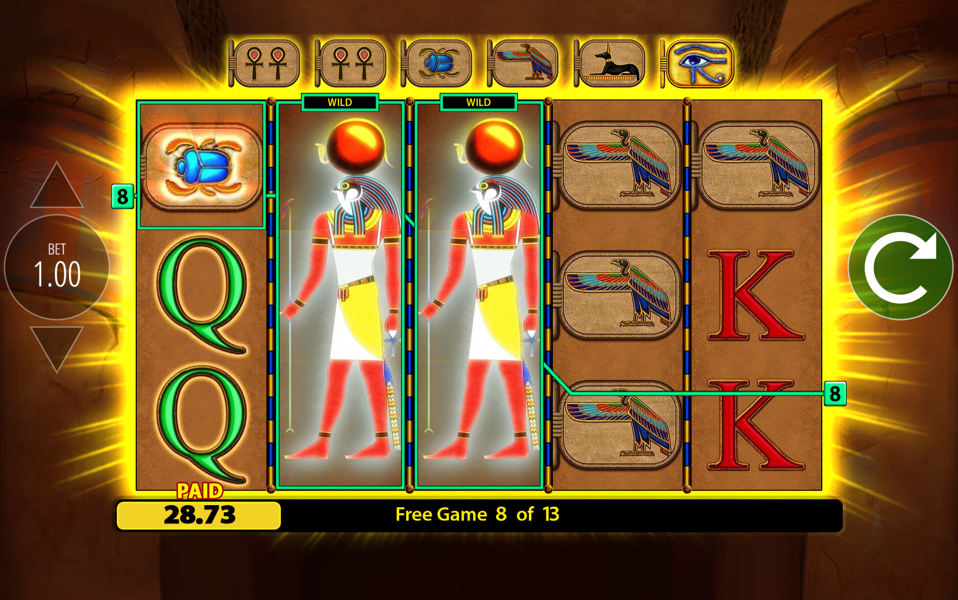 Eye of Horus Big Win