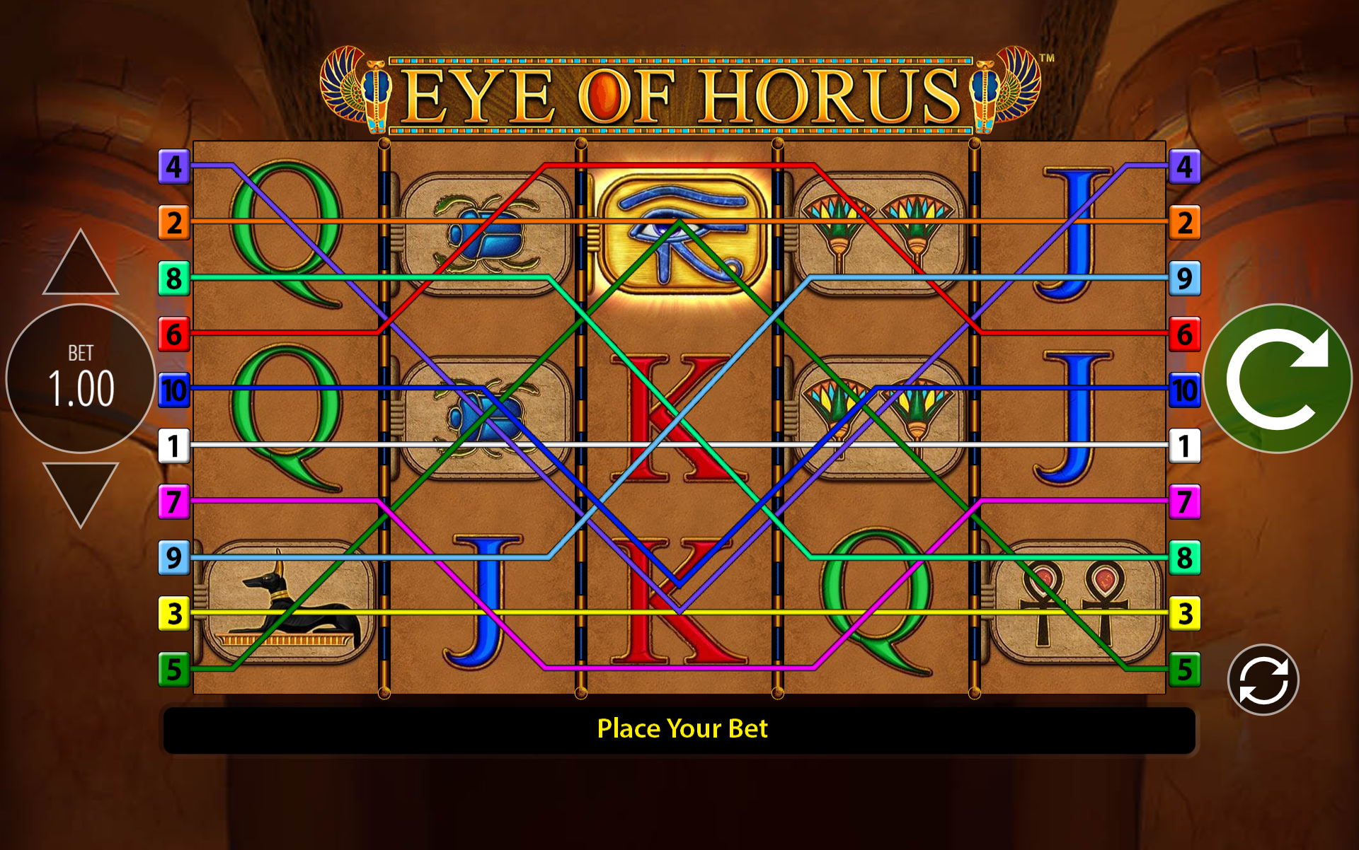 Eye of Horus Base Game