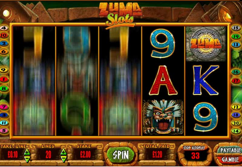 can you buy a zuma slot machine