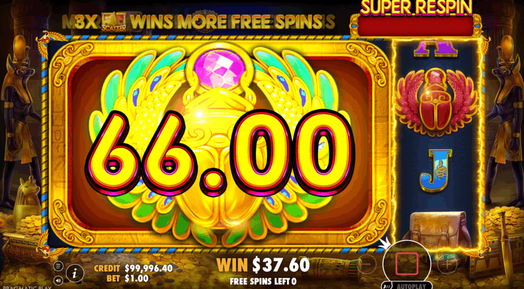 John Hunter & the Tomb of the Scarab Queen Free Spins