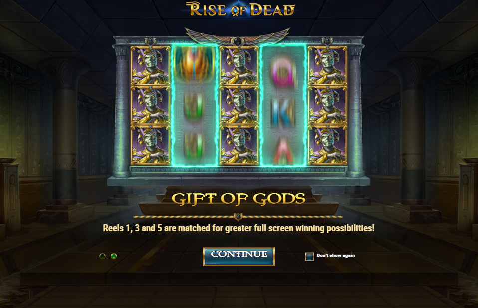Rise of Dead Welcome Page