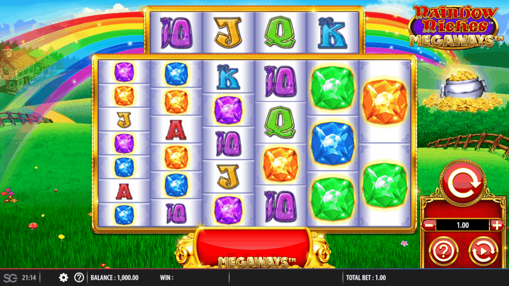 Rainbow Riches Megways Base Game
